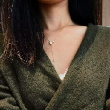 💎 שרשרת מויסנייט יוקרתית✨